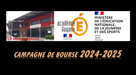 CAMPAGNE DE BOURSE 2024-2025