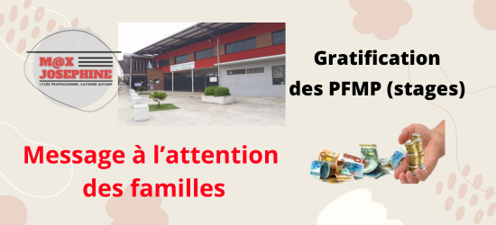 Gratification des PFMP (stages)